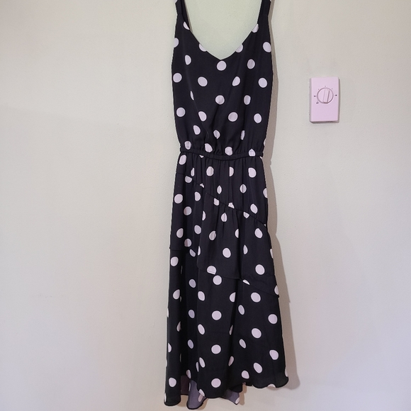 a new day Dresses & Skirts - Black and white polka dot sundress size M